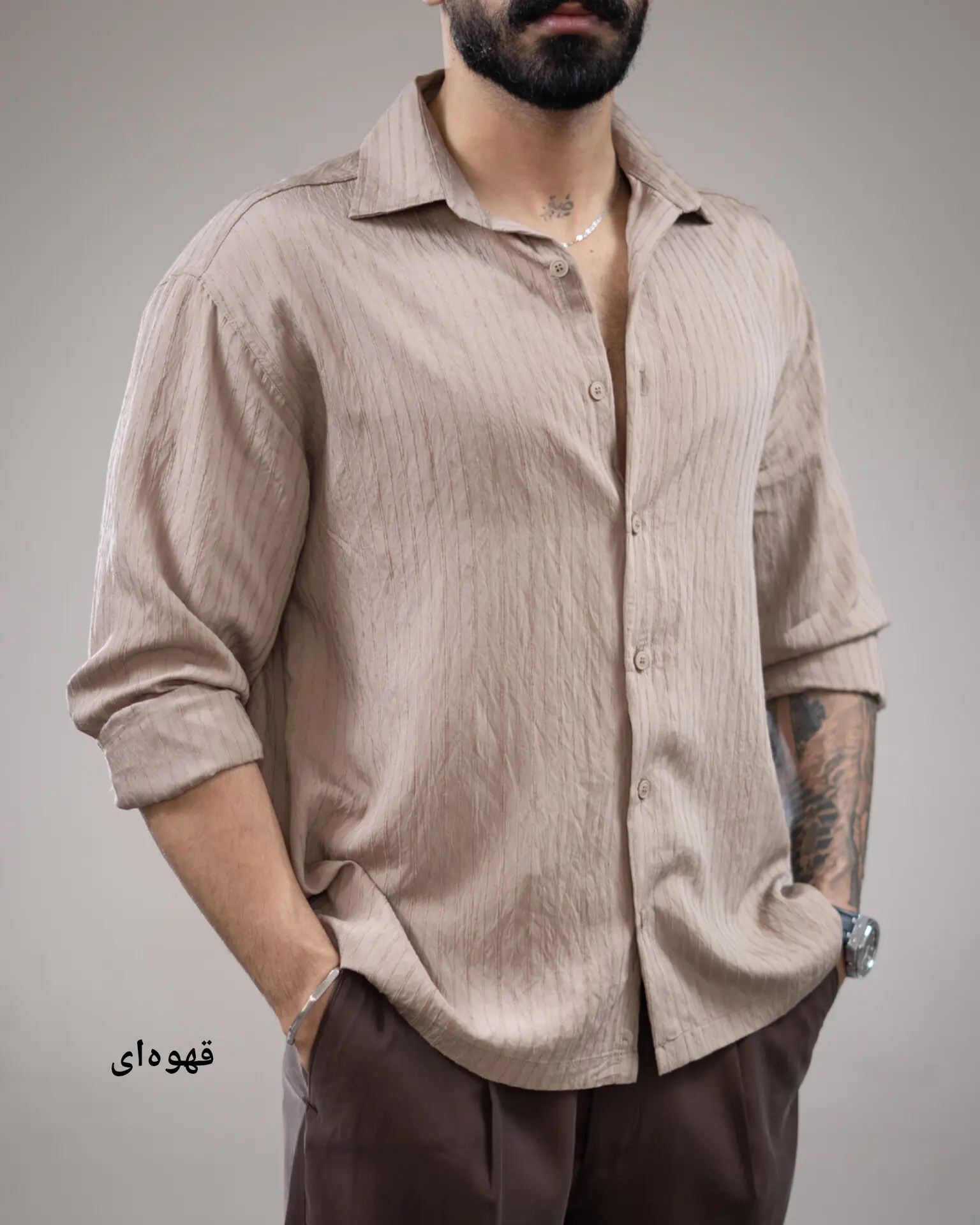 پیراهن راه راه سون-کد5358
